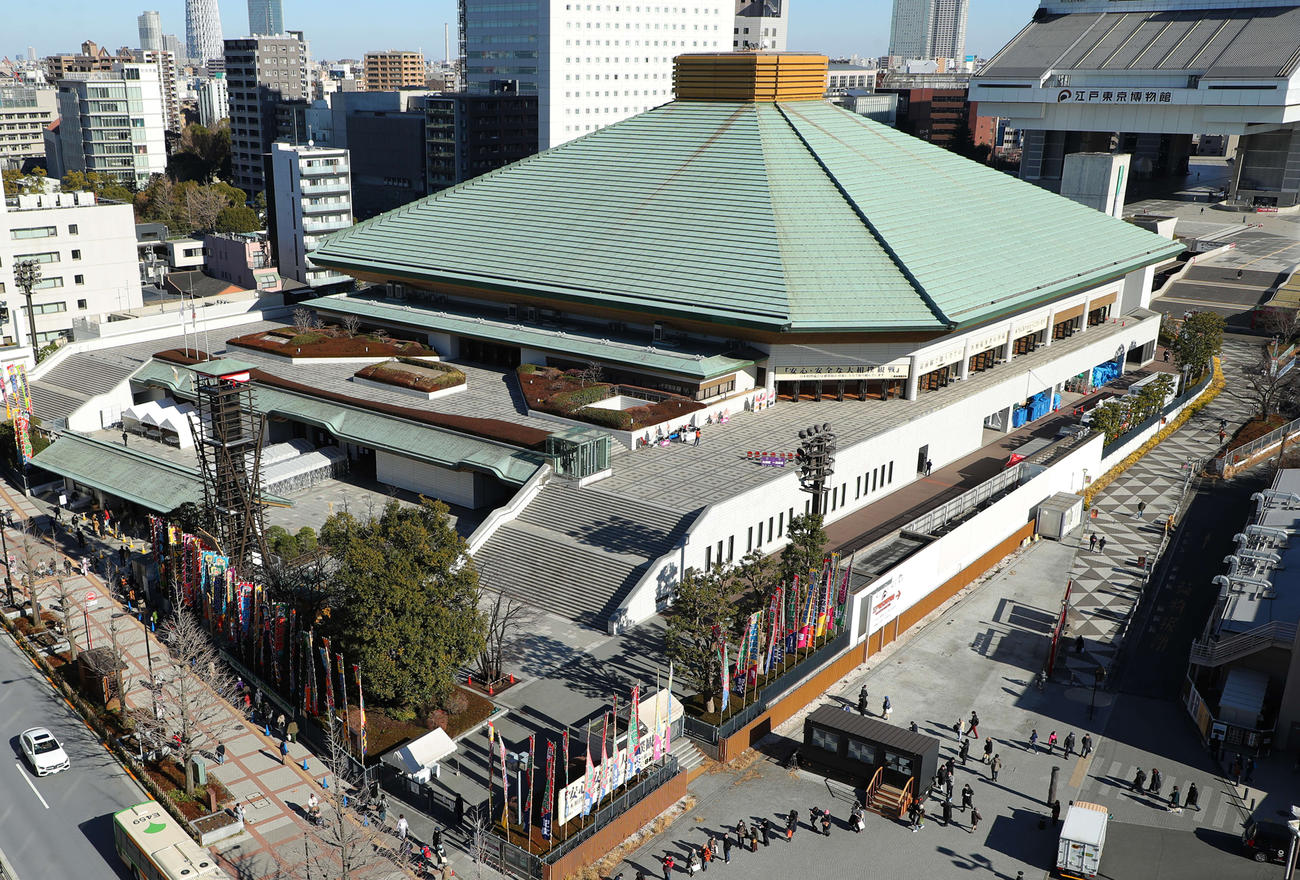 両国国技館（2021年1月10日撮影）