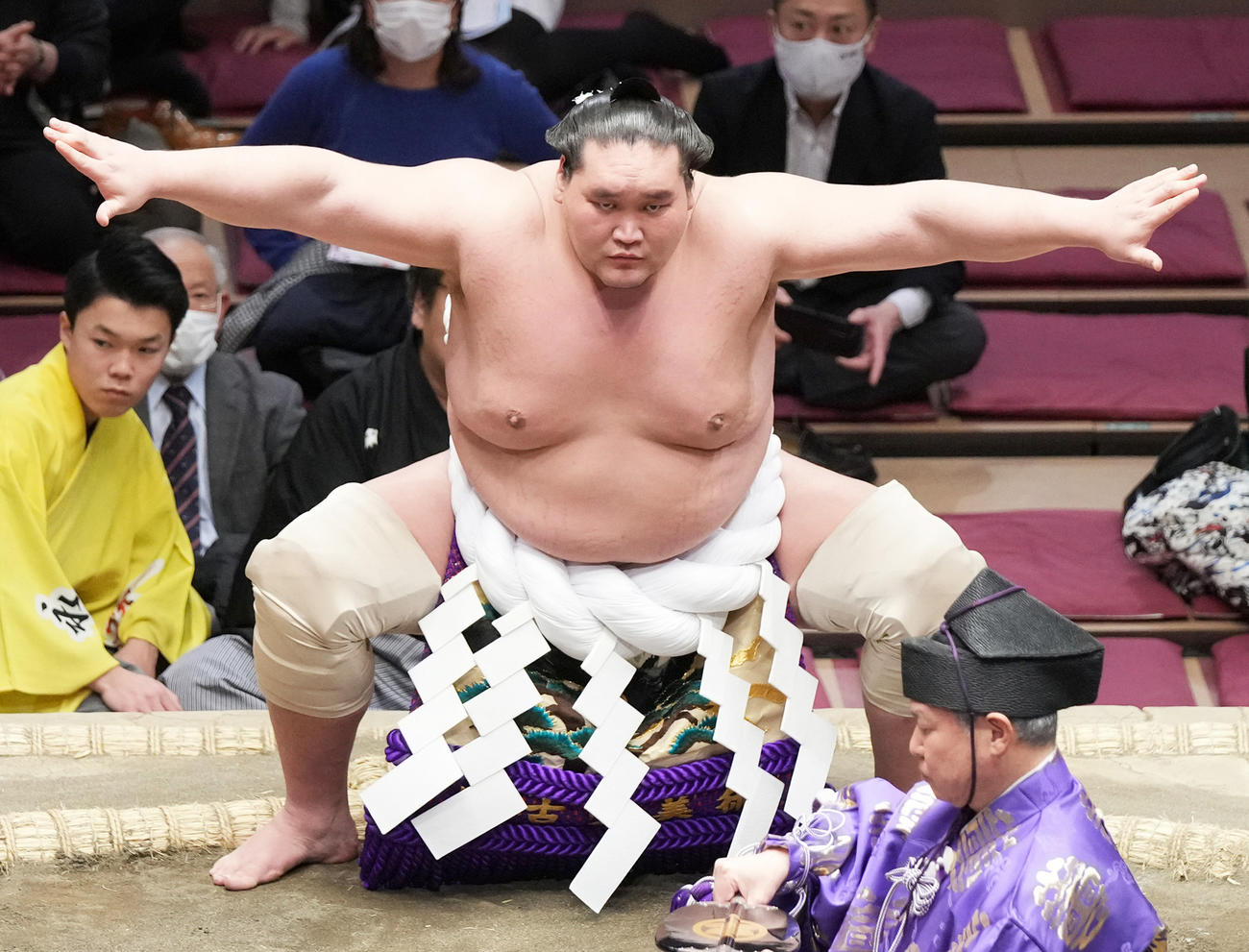 照ノ富士（2022年1月21日撮影）