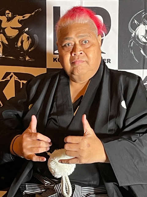 都内で来日40周年パーティーを開いた元大関小錦の小錦八十吉さん