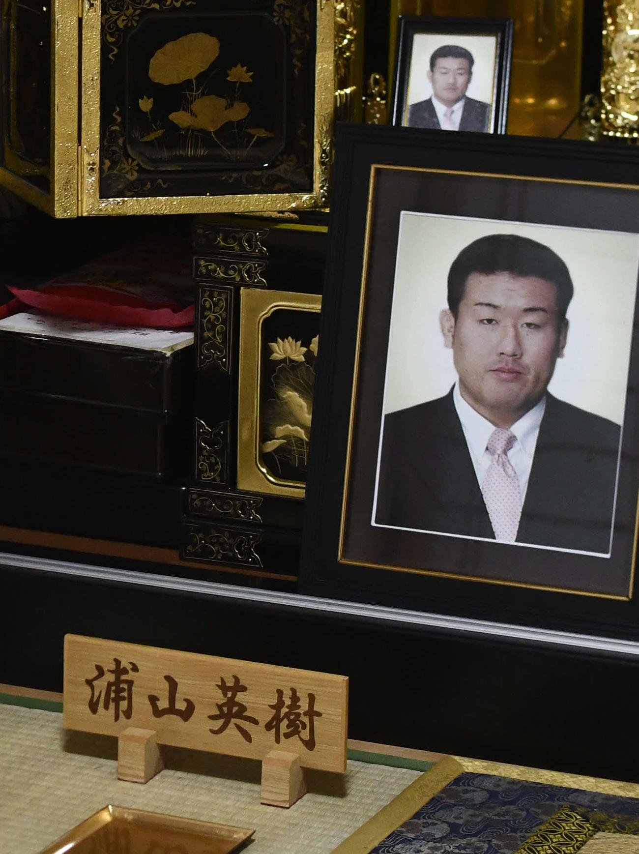 朝乃山の富山商高時代の恩師の故浦山英樹さん（撮影・平山連）