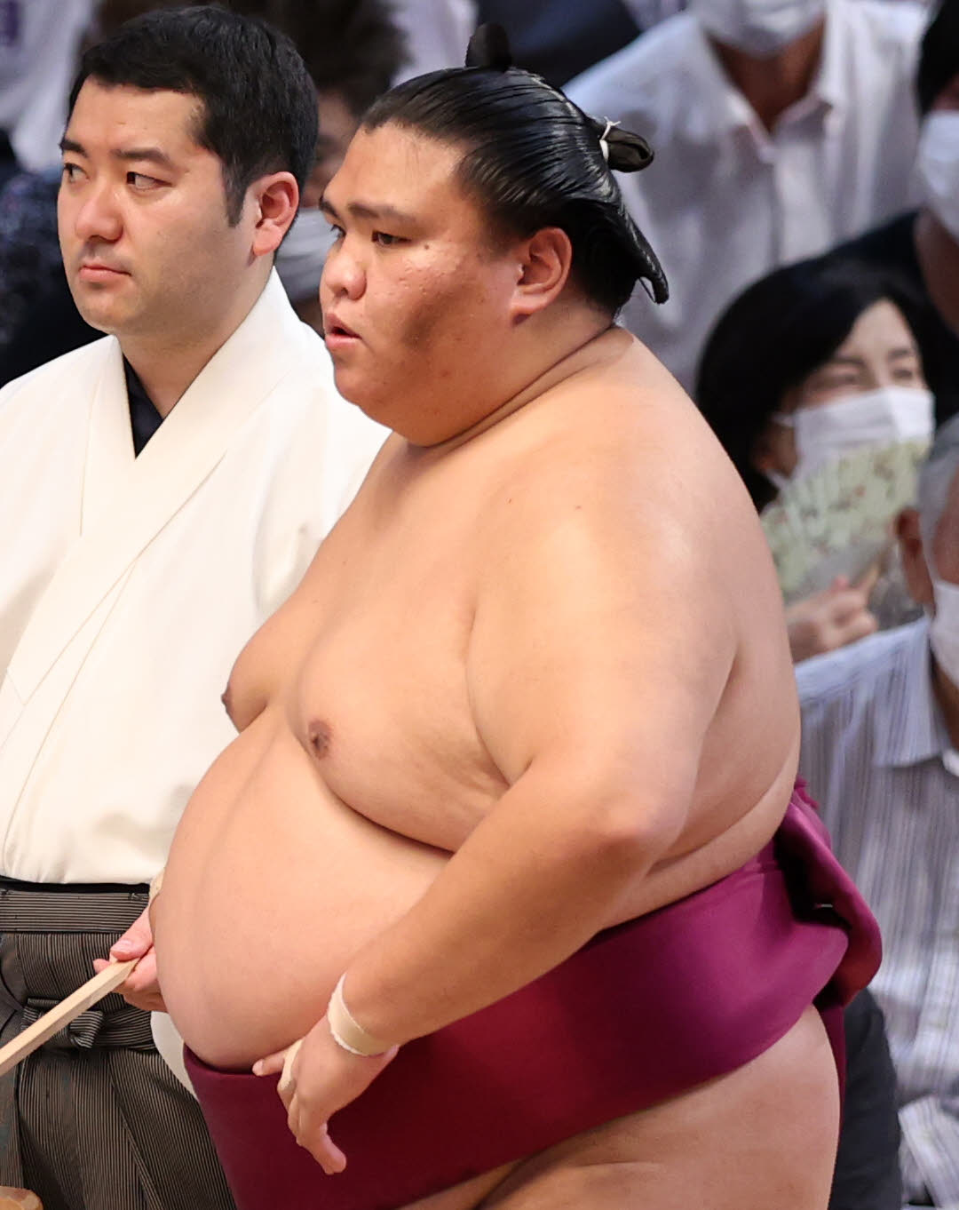 御嶽海（22年7月13日撮影）