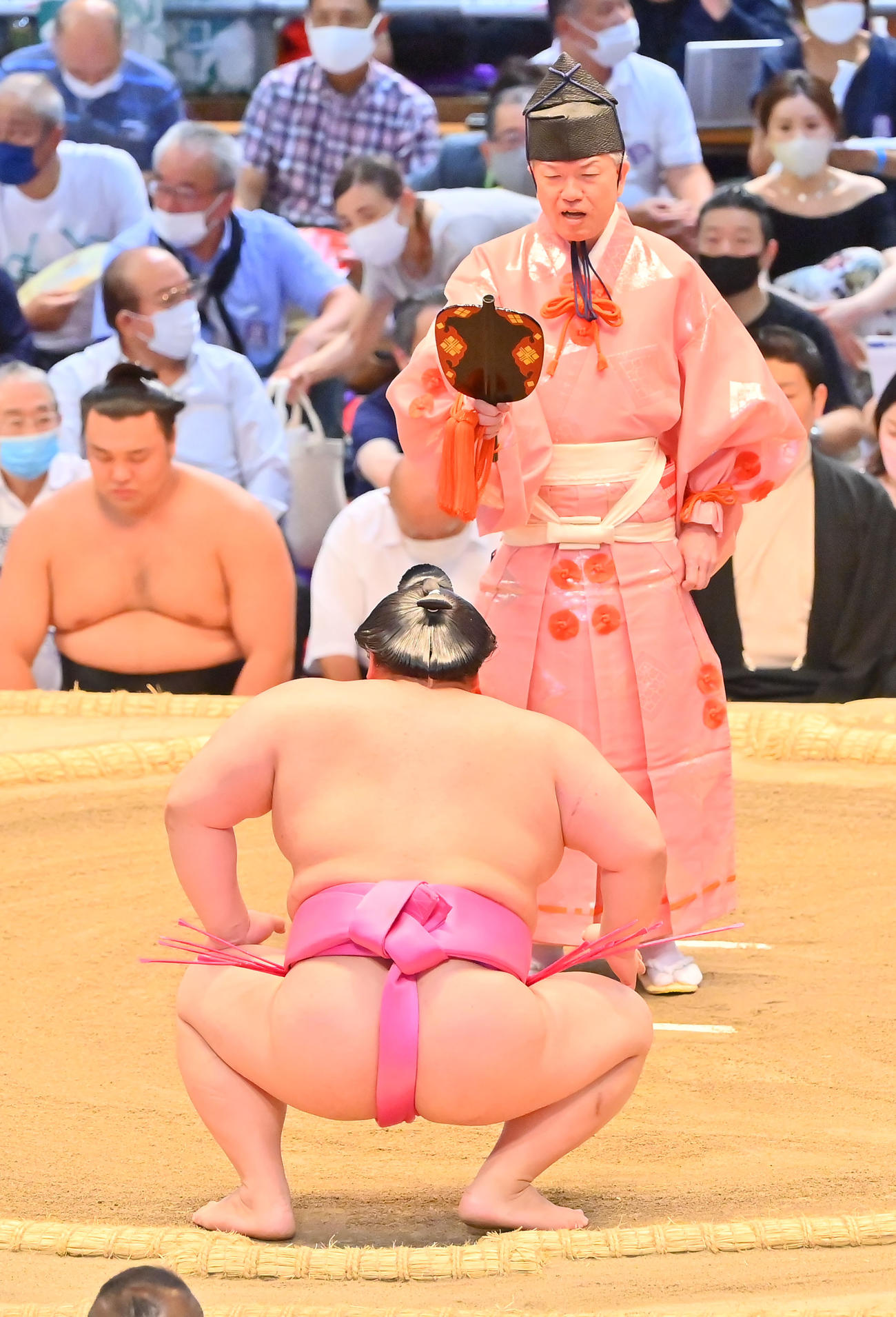 玉鷲の欠場により宇良の不戦勝となった（撮影・和賀正仁）