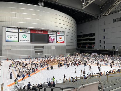 さいたまスーパーアリーナで開催された夏巡業