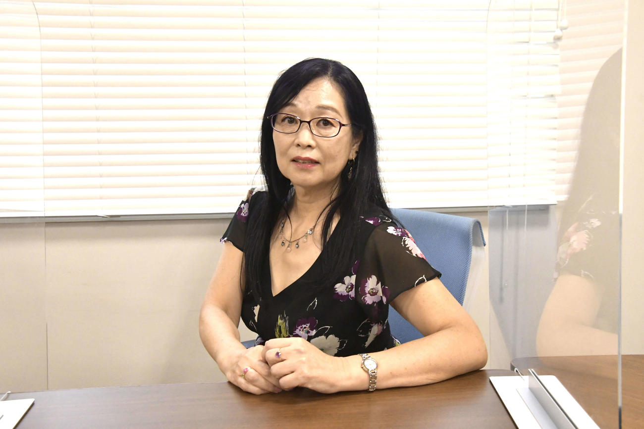 白鴎大の岡田晴恵教授（撮影・平山連）