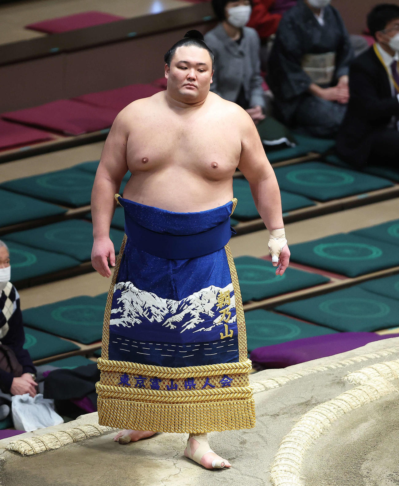 朝乃山（2023年1月17日撮影）