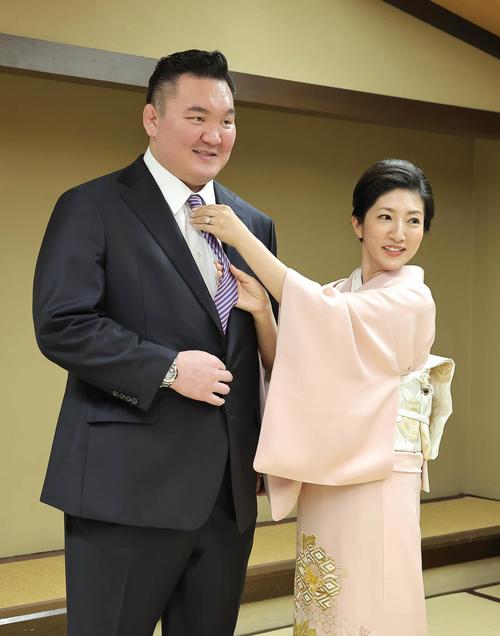 テディベア　限定非売品　元横綱白鵬（宮城野親方）バージョン 元横綱白鵬断髪式に先立ち日本とモンゴルの国歌 君が代はGACKT独唱
