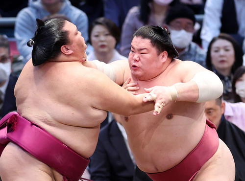 小結大栄翔、三役以上では唯一の全勝キープ 大関経験者の御嶽海を何度も上体のけぞらせて完勝 - 大相撲 : 日刊スポーツ