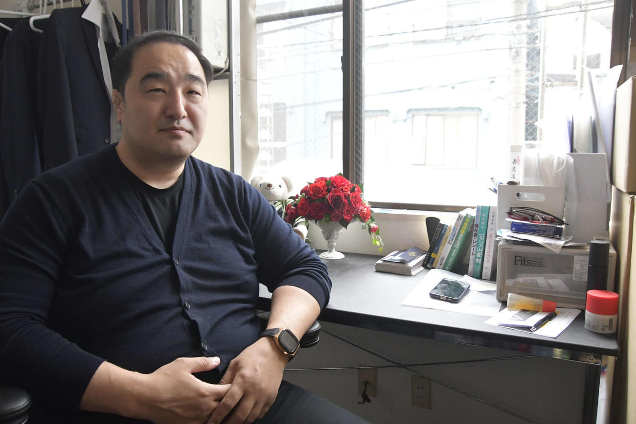「人と人との縁を大切にしてきたい」と語る元関脇安美錦の安治川親方（撮影・平山連）