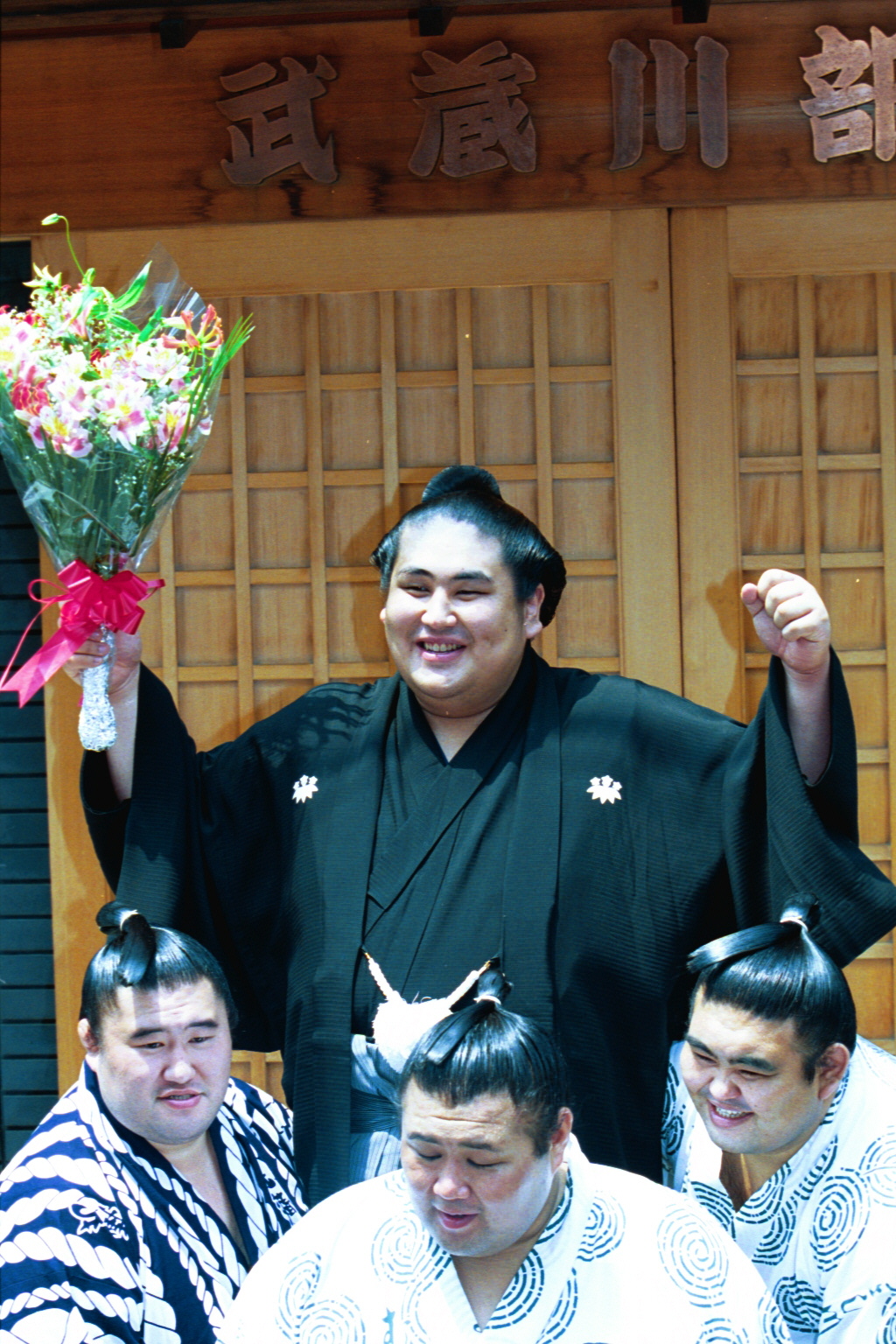 大関昇進が決まった雅山（2000年5月24日撮影）