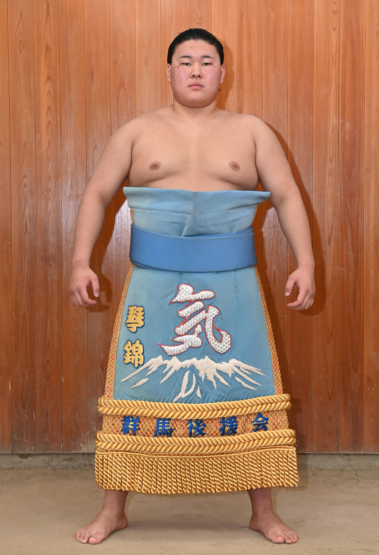 新序出世披露を行った豊稀錦（2023年1月15日撮影）