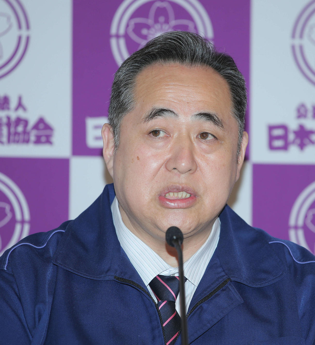 芝田山広報部長（2020年撮影）