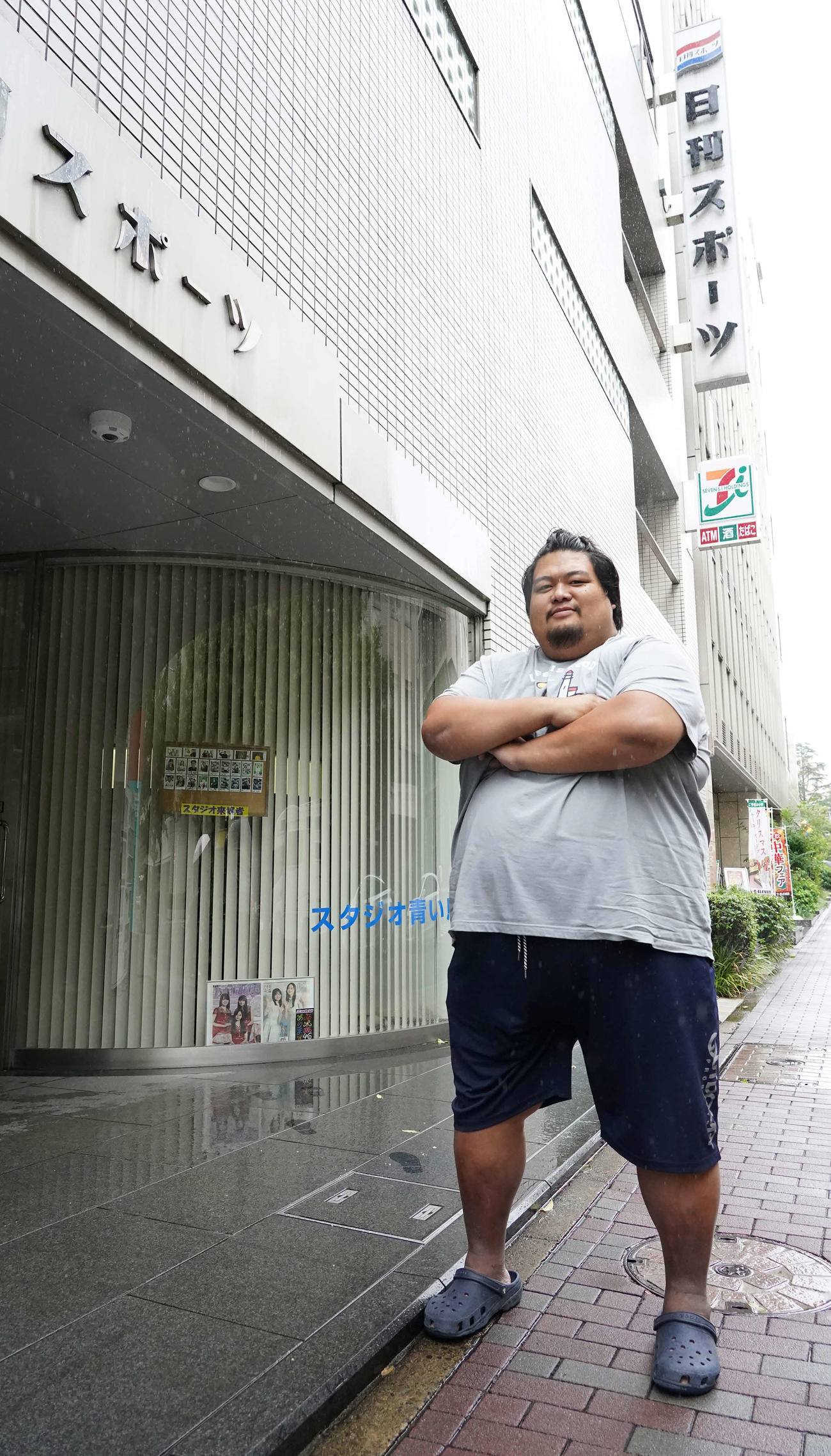 日刊スポーツ新聞社を訪れた住洋樹。Netflix（ネットフリックス）で配信された角界を描いたドラマ「サンクチュアリー聖域ー」の静内役が飛躍のきっかけとなった（撮影・小沢裕）