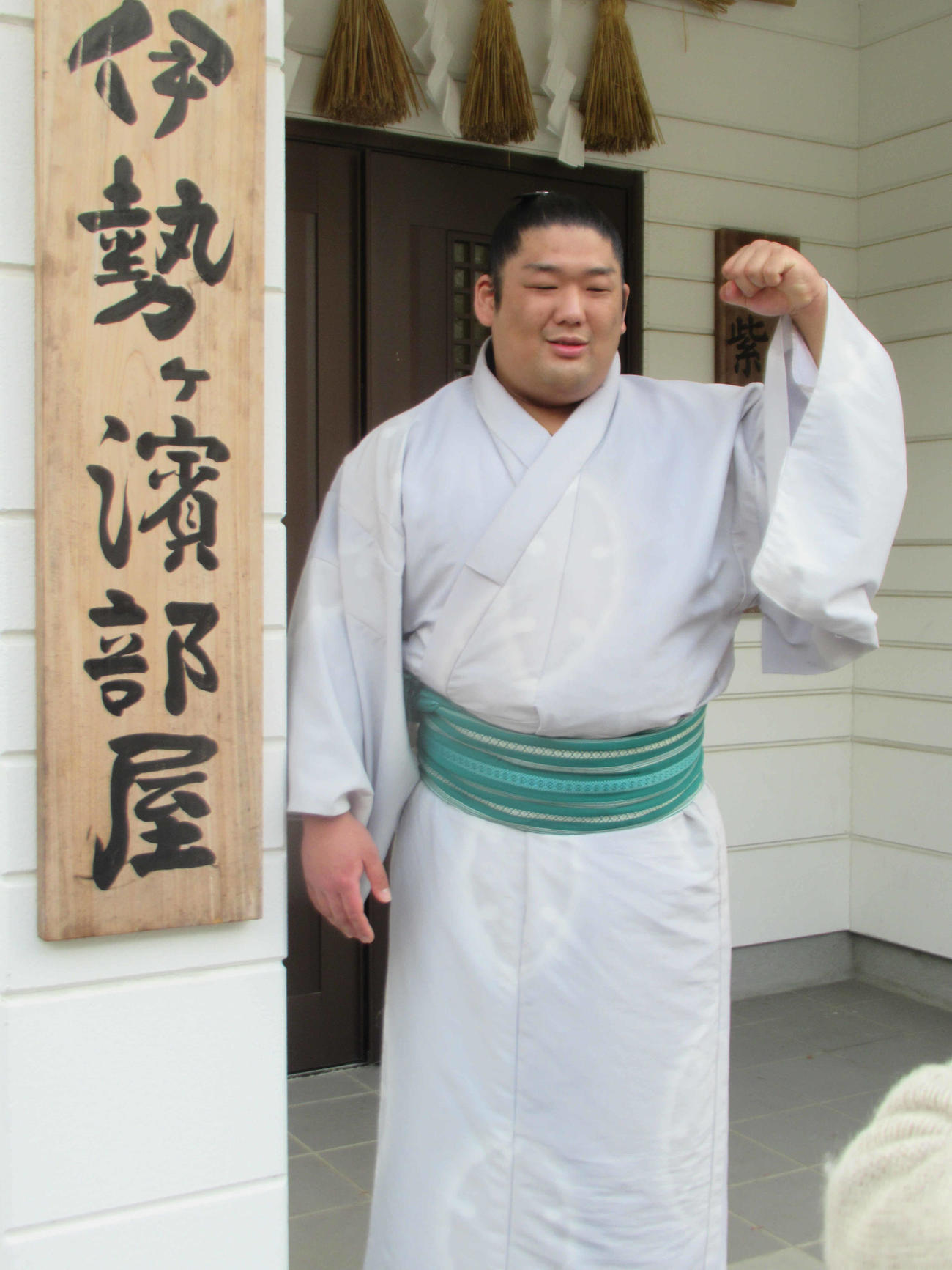 初場所で関取デビューする新十両の尊富士（23年11月29日撮影）