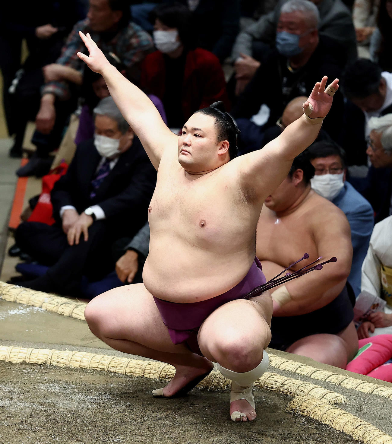 朝乃山（2024年1月14日撮影）