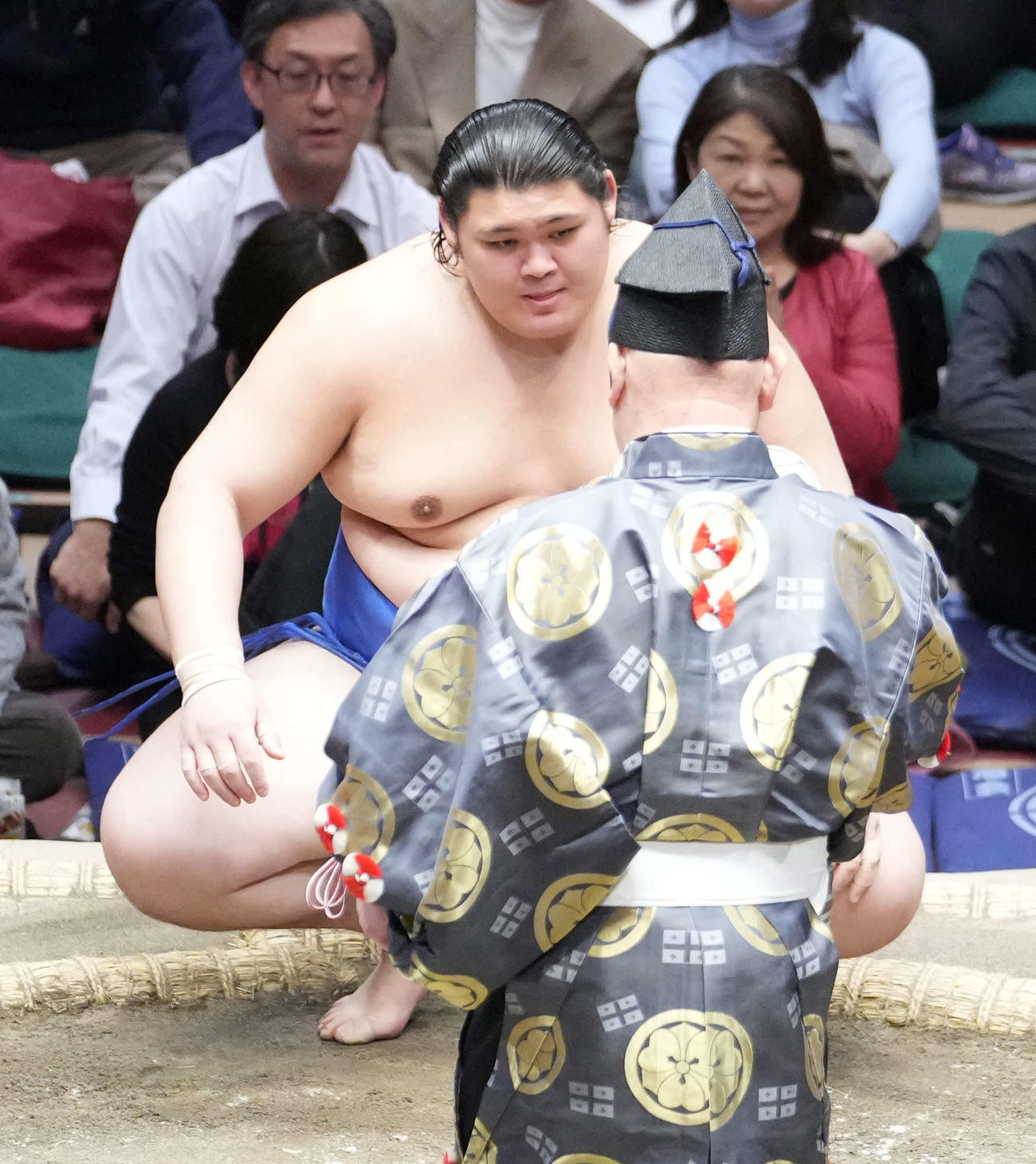 新入幕で2桁の白星を挙げた大の里（撮影・小沢裕）