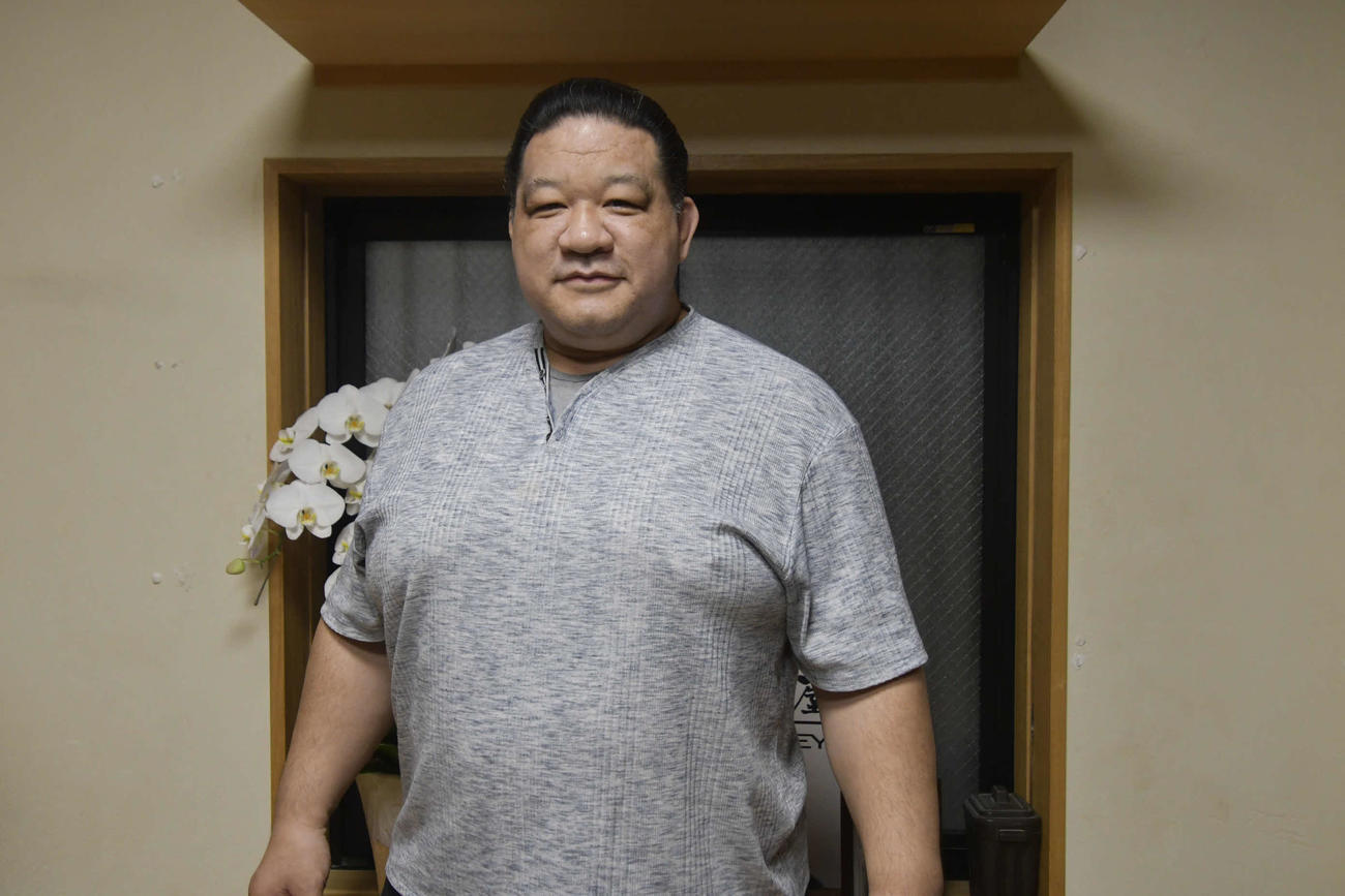 元大関魁皇の浅香山親方（2023年6月撮影）