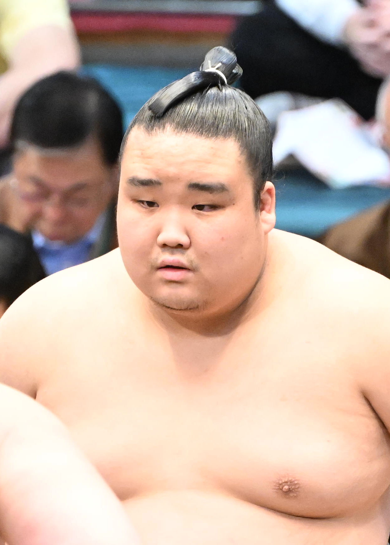 幕下優勝　風賢央の顔（撮影・和賀正仁）