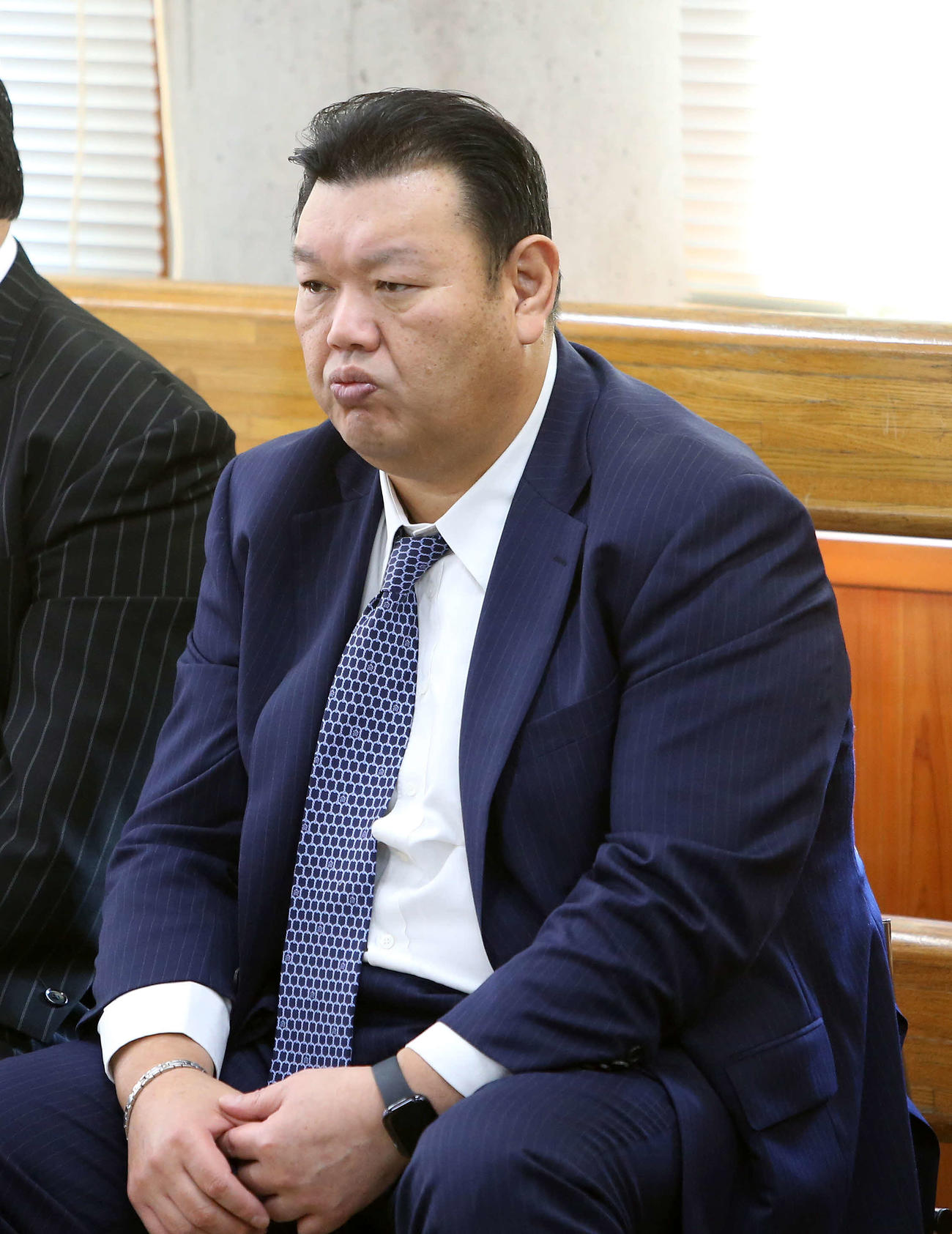 春日野親方（元関脇栃乃和歌）（2020年1月6日撮影）