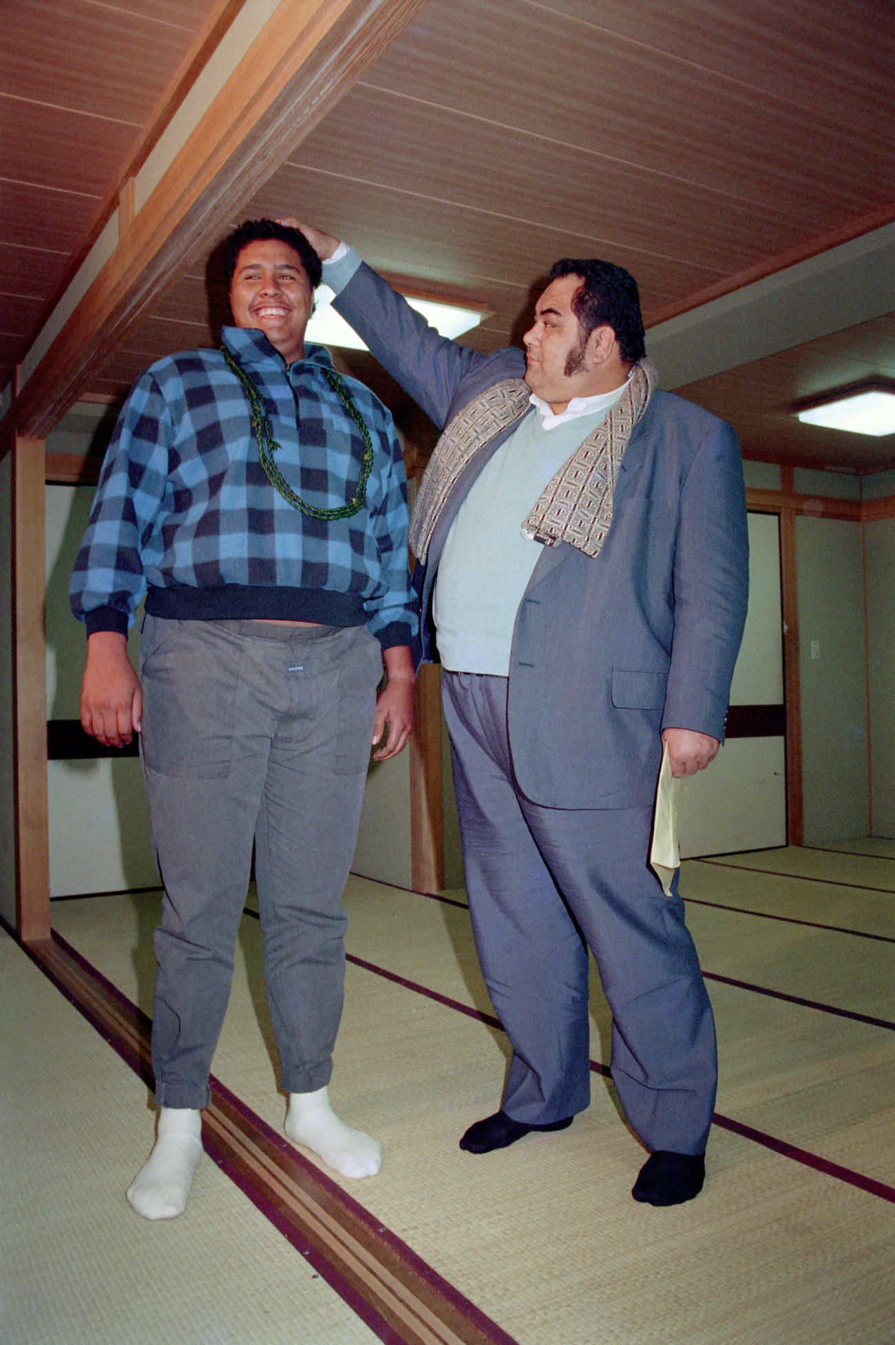 88年2月、東関部屋に入門した曙太郎さん