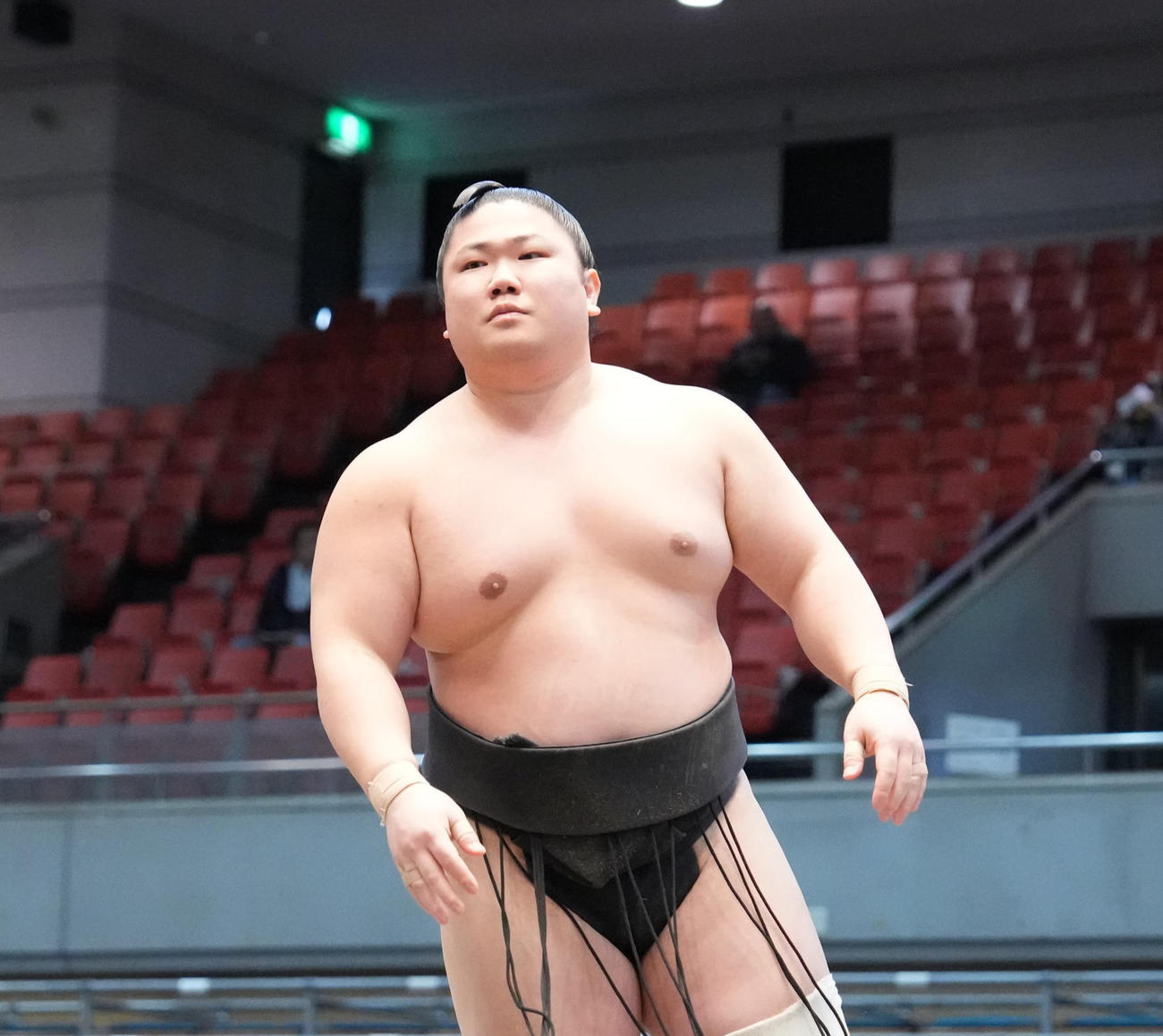 春場所で序ノ口優勝を飾った千代大牙（2024年3月撮影）