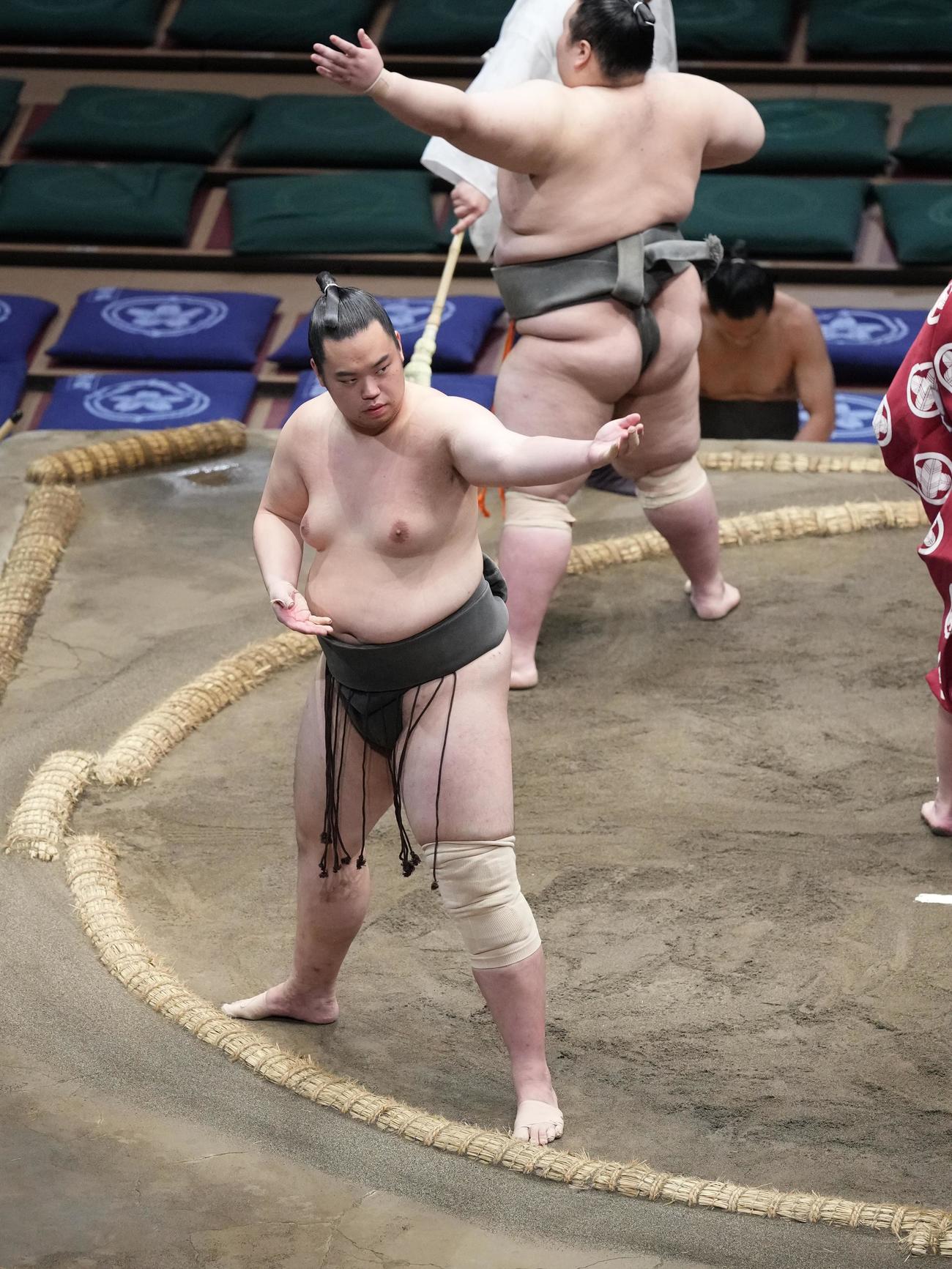 序二段優勝の朝東（撮影・小沢裕）
