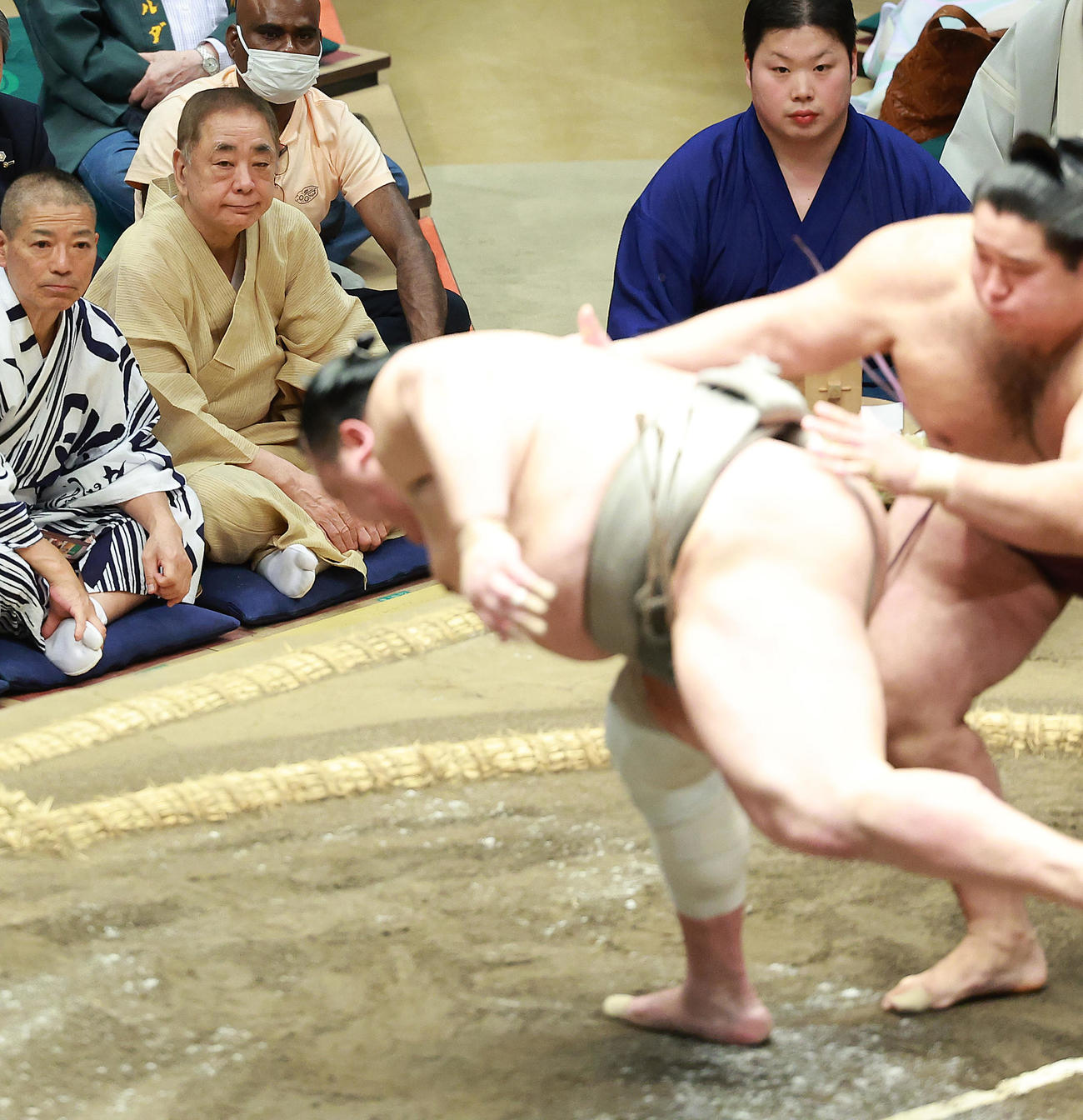 三遊亭好楽（左から2人目）（撮影・中島郁夫）