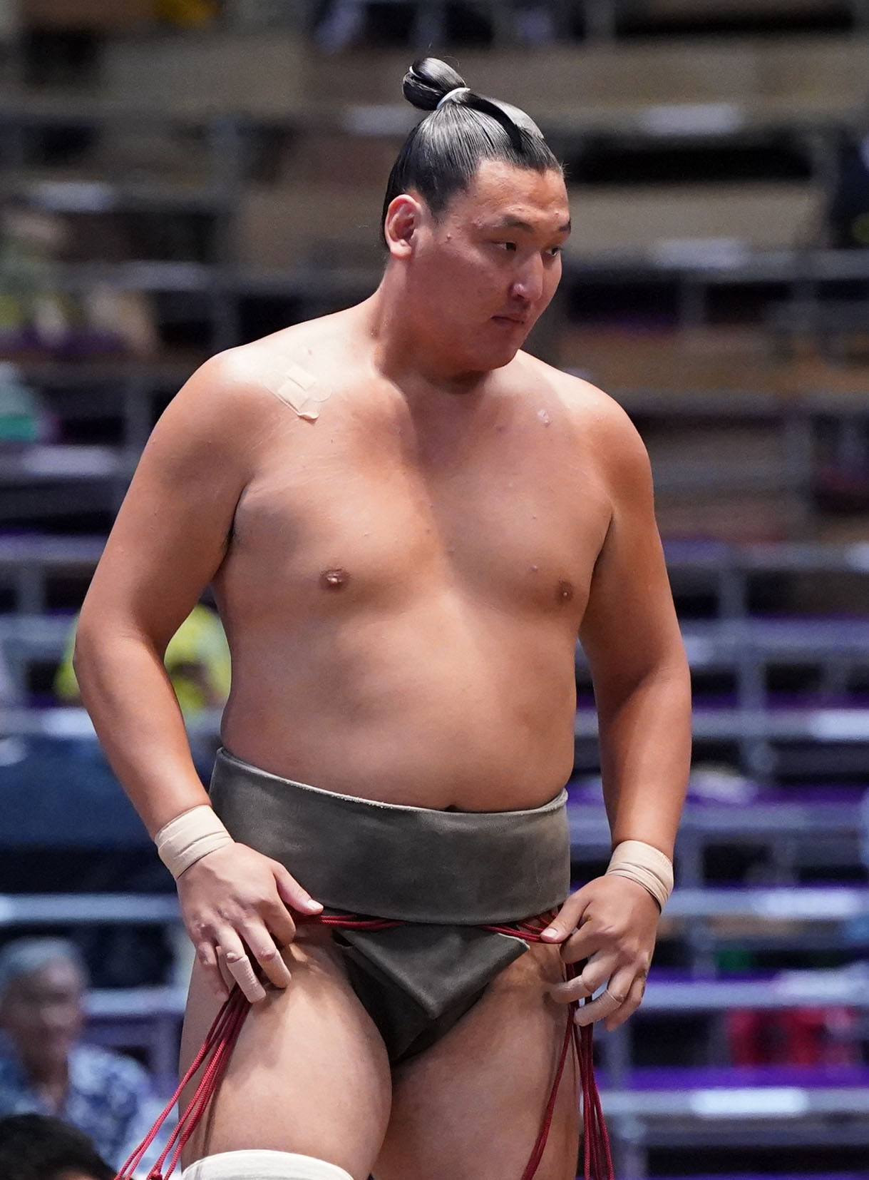 三島を破り序二段優勝した聖白鵬（撮影・森本幸一）