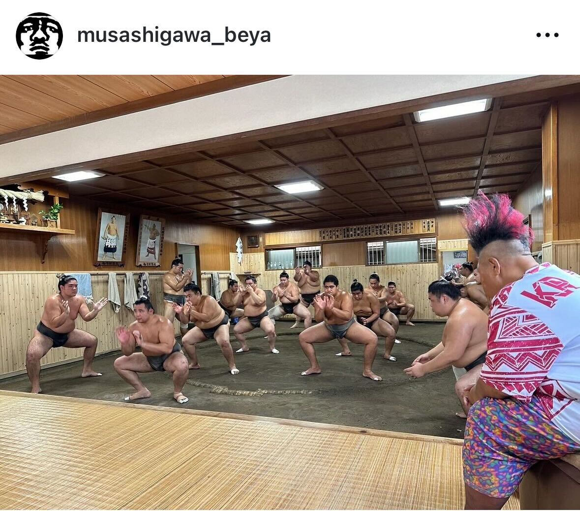 武蔵川部屋の公式インスタグラムから