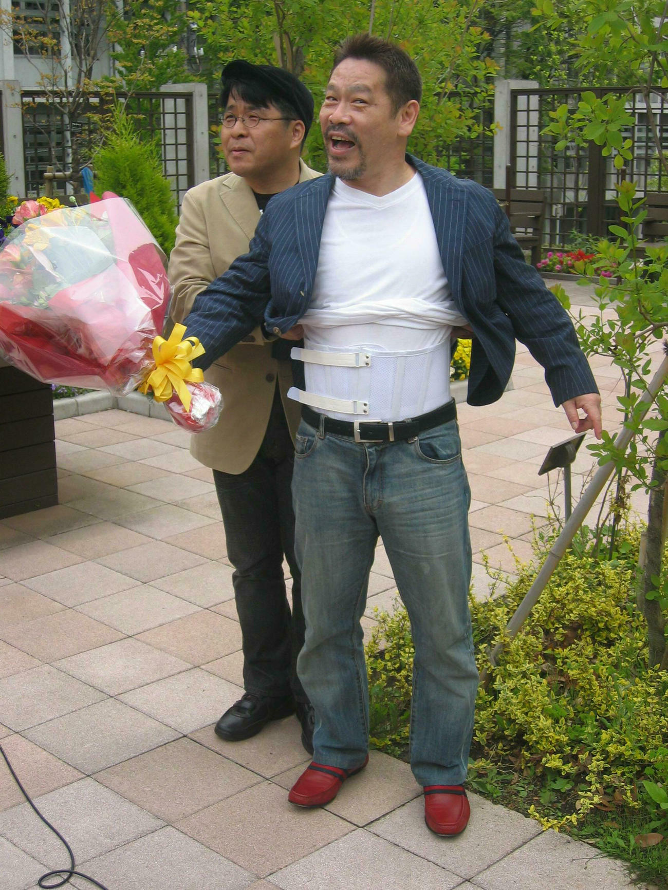 コント山口君と竹田君（2006年4月撮影）