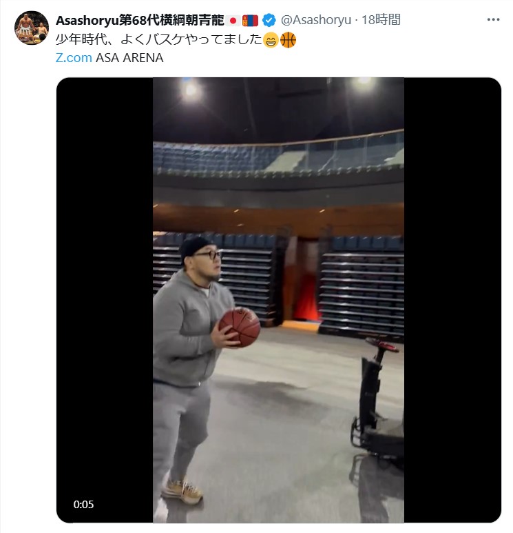 元朝青龍ドルゴルスレン・ダグワドルジ氏のXから