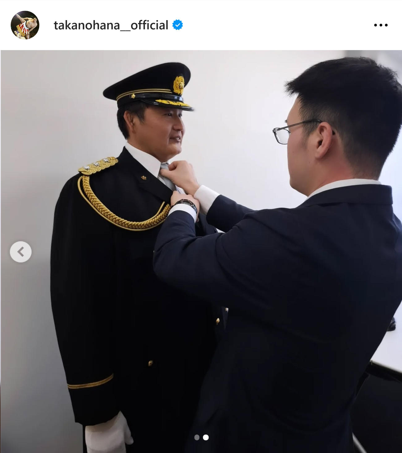 貴乃花光司氏のインスタグラムから