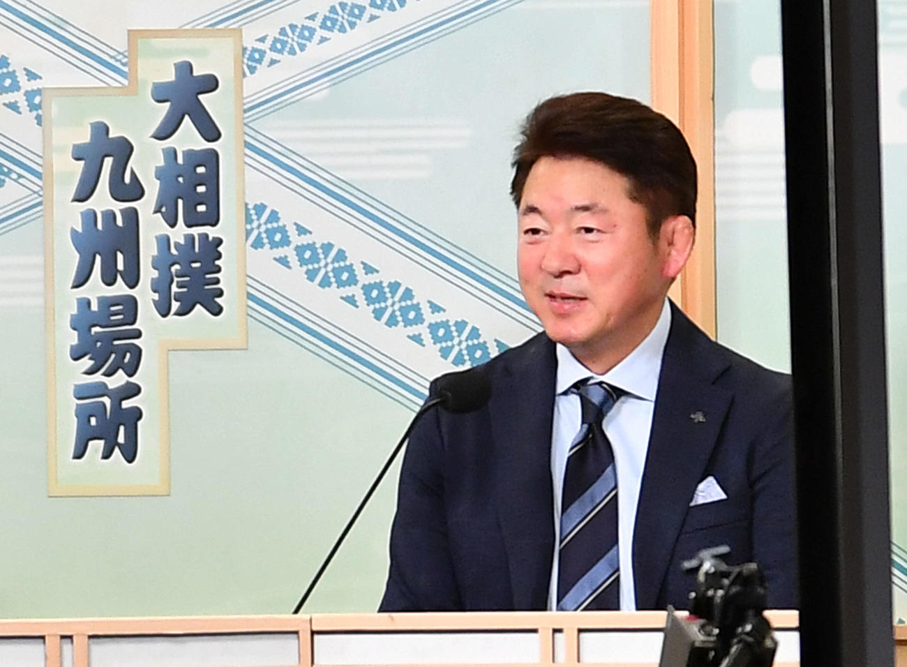 舞の海秀平さん（2024年11月12日撮影）