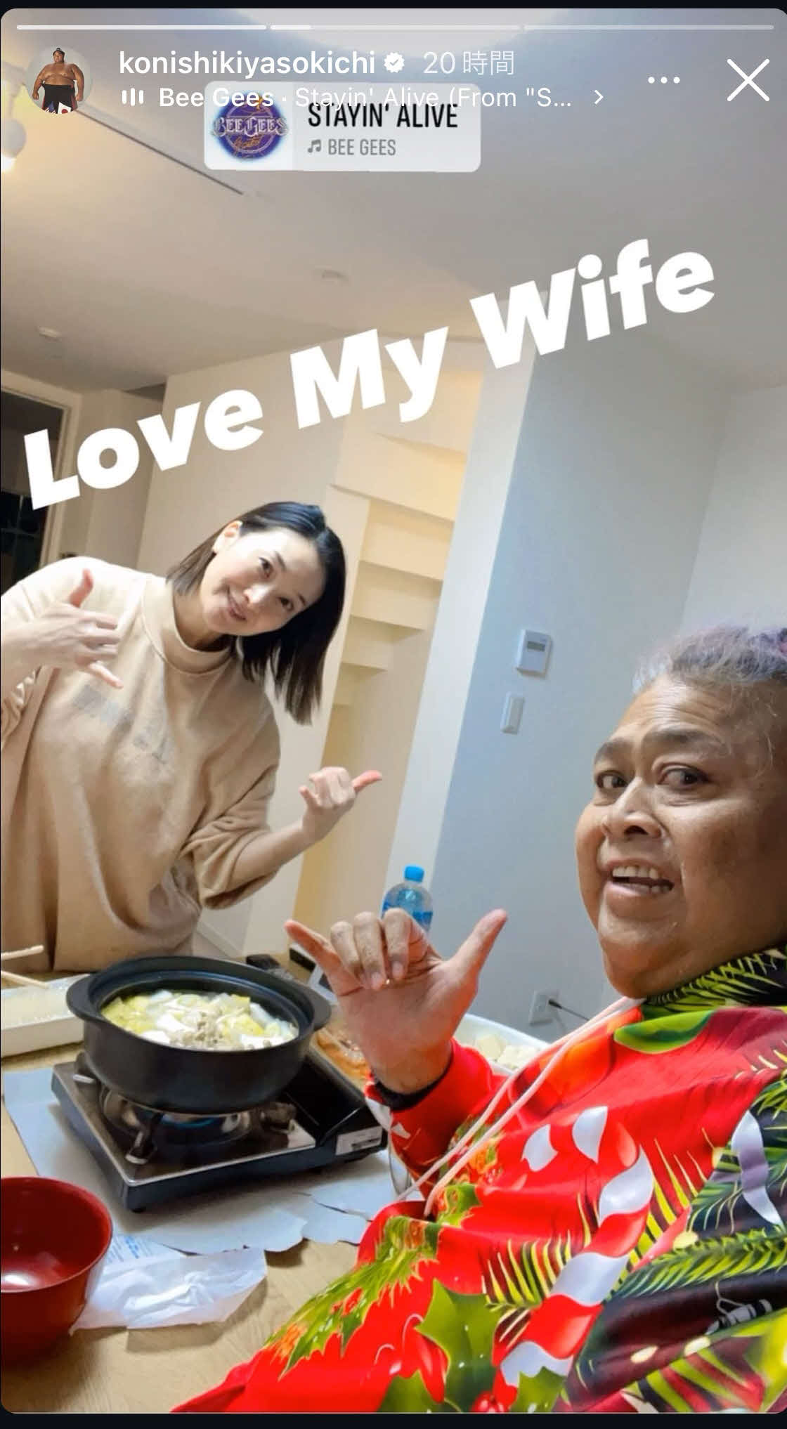 小錦八十吉のインスタグラムから