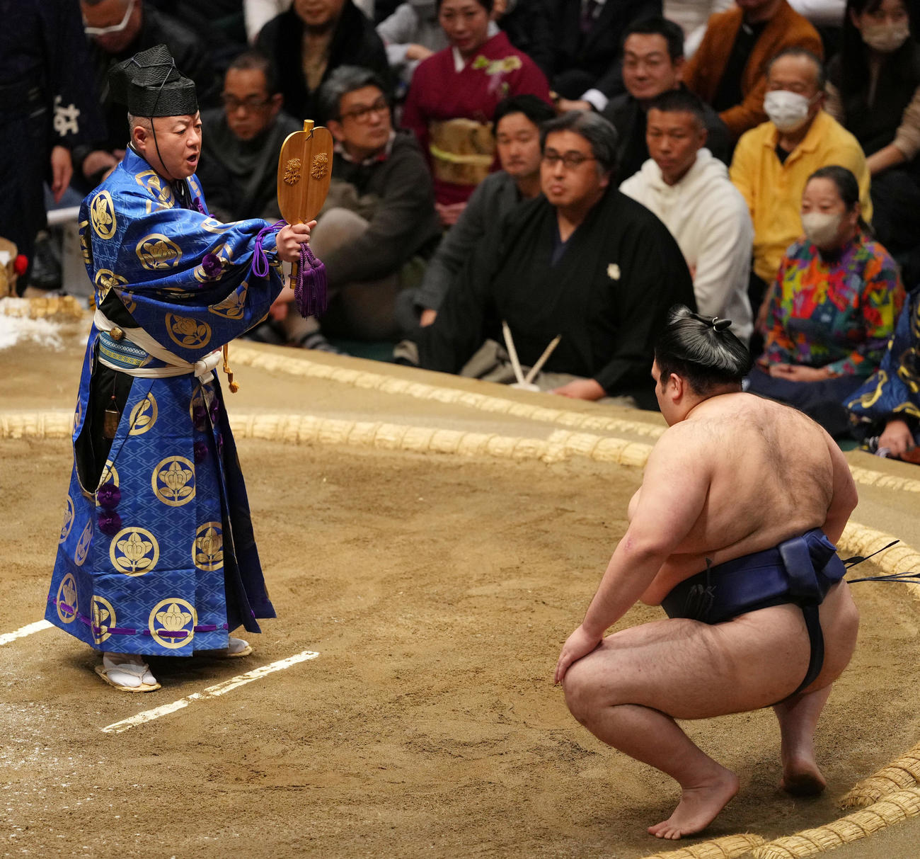 照ノ富士休場により豪ノ山の不戦勝となる（撮影・横山健太）