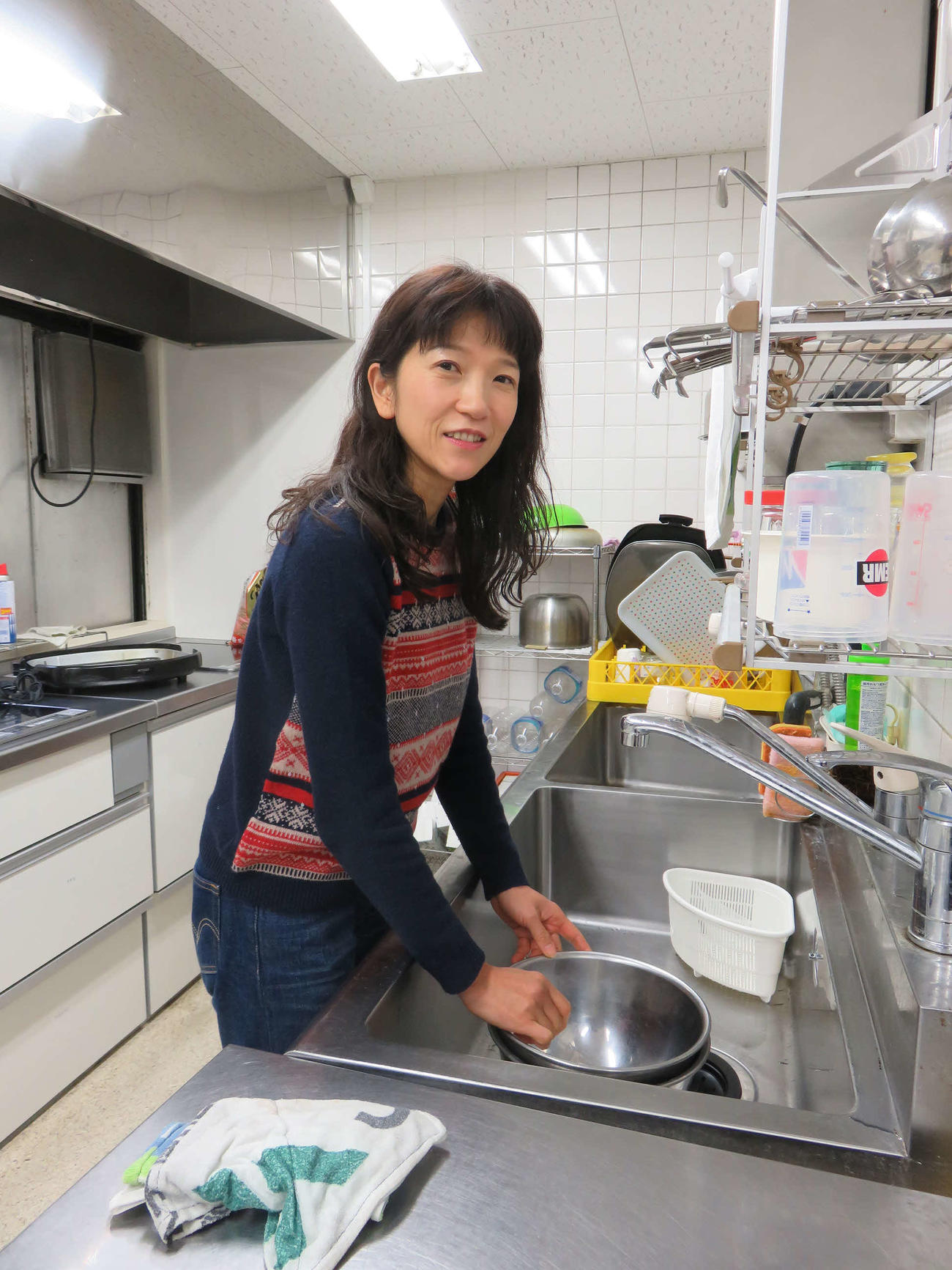 青学大の原監督の美穂夫人（15年12月撮影）