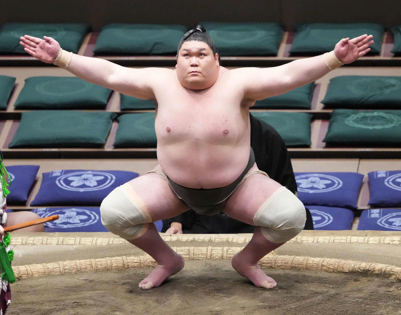 序二段優勝を決めた矢後（撮影・小沢裕）