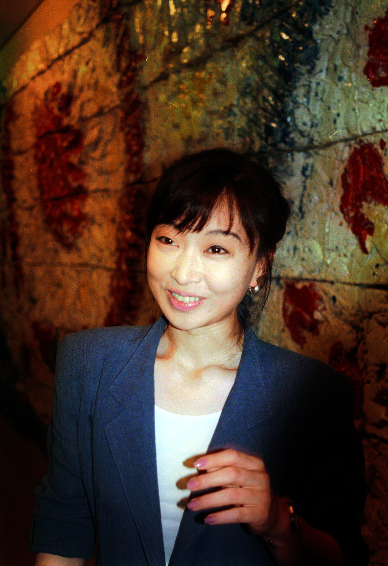 96年8月、初恋相手の中学同級生と電撃婚約した川上麻衣子