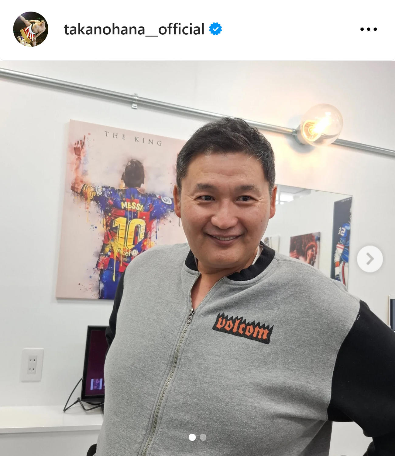 貴乃花光司氏のインスタグラムから