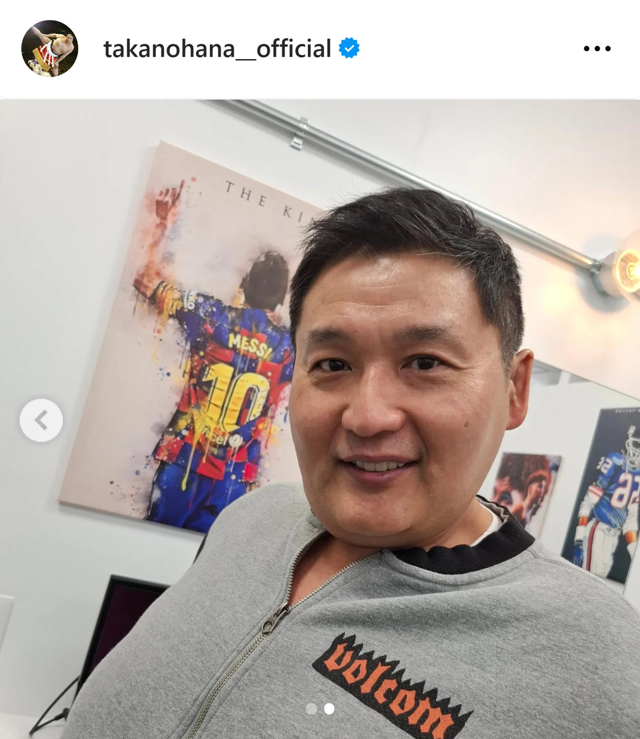 貴乃花光司氏のインスタグラムから