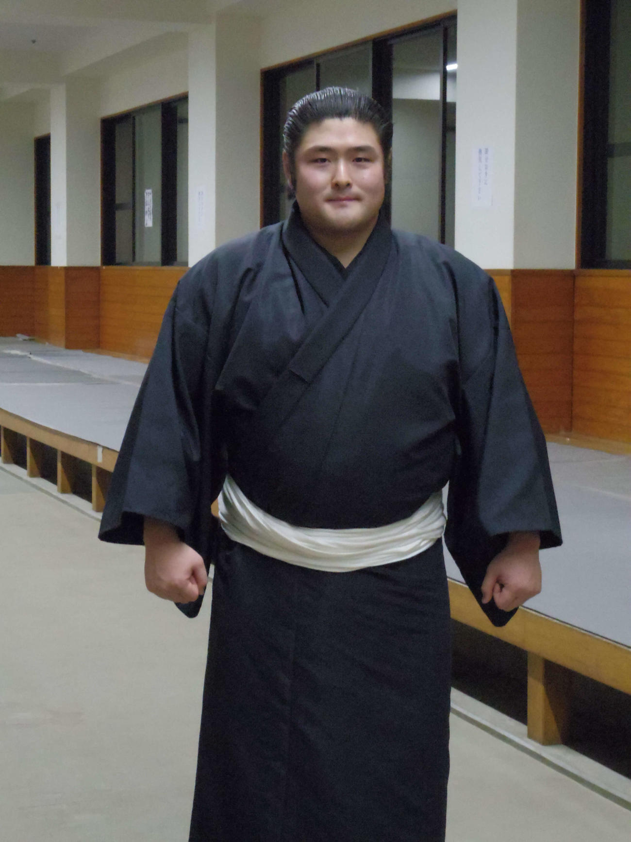 新弟子運動能力検査に合格した今田