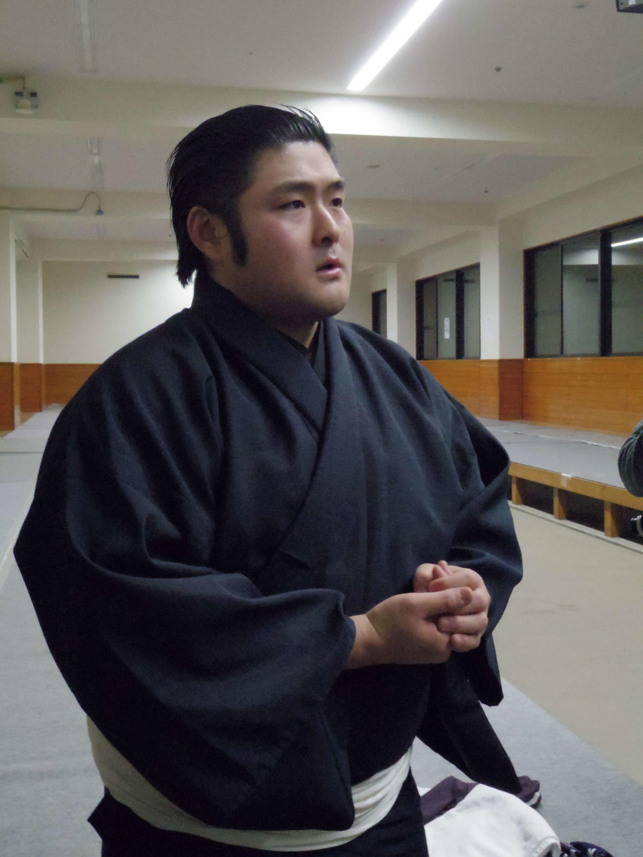 新弟子運動能力検査に合格した今田