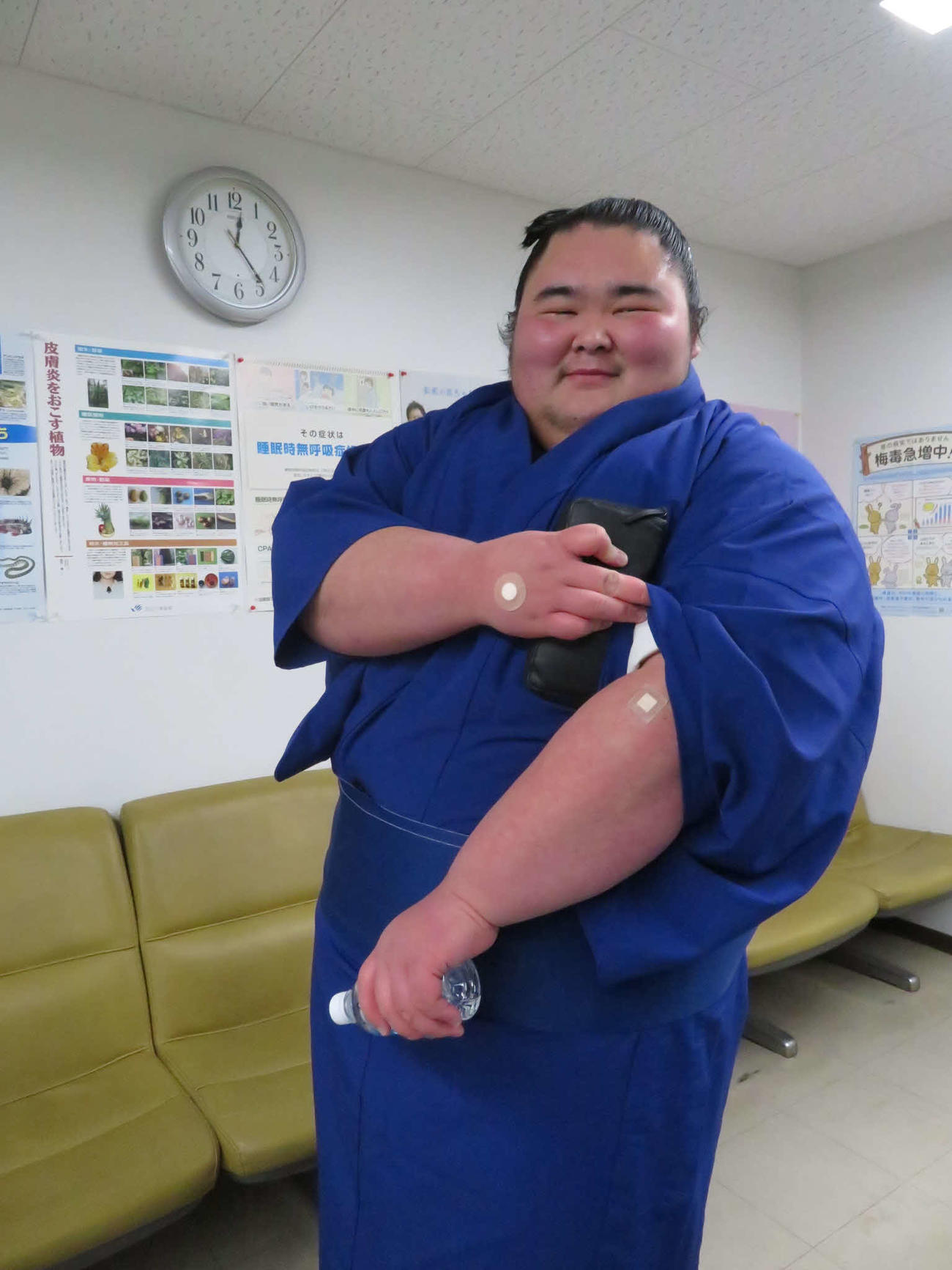体重210キロ超の錦丸（2025年2月5日撮影）