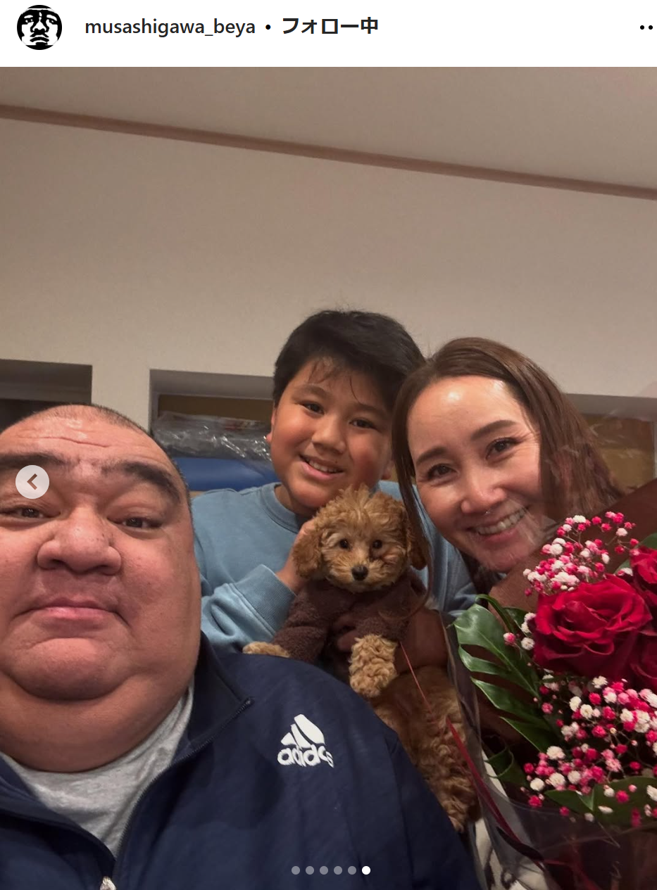 武蔵川部屋のインスタグラムから