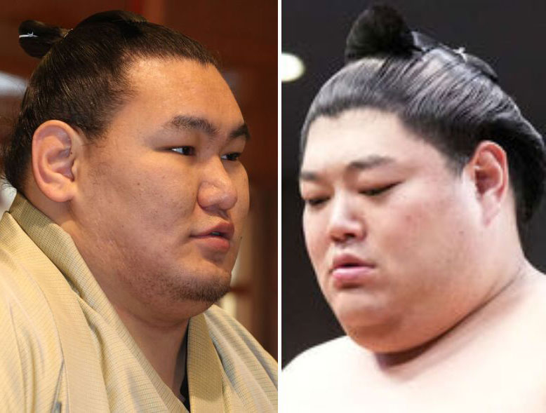左から豊昇龍、阿炎