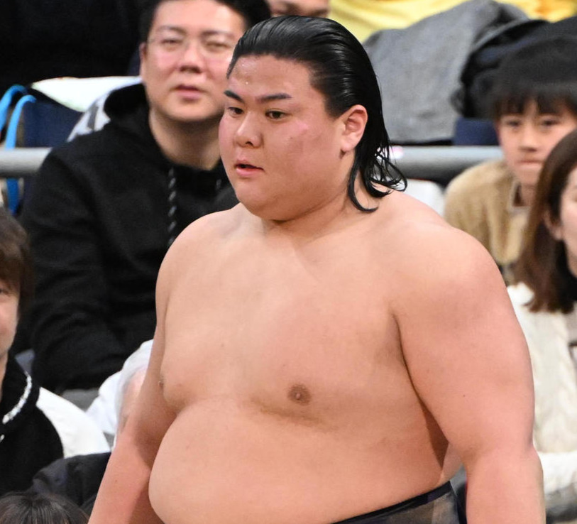 12日目で十両優勝を決めた草野（撮影・和賀正仁）