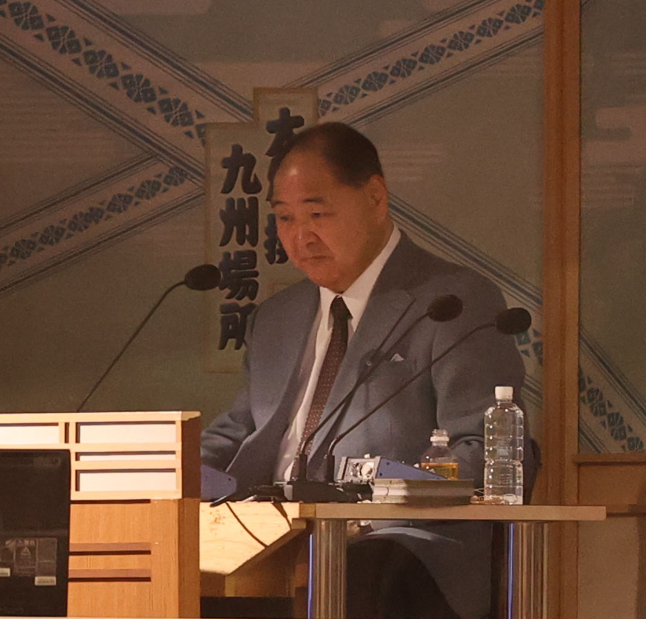 元大関の琴風浩一氏（2024年11月20日撮影）