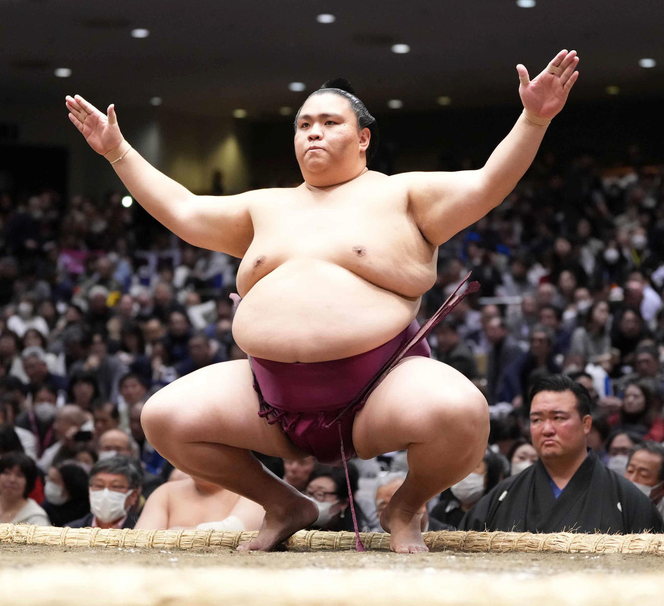 御嶽海（2025年1月12日撮影）