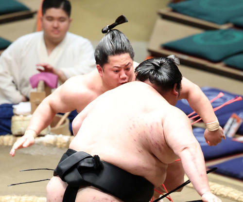 新十両の宮乃風、4日目で初白星「負けてもいいからバカになって前にで