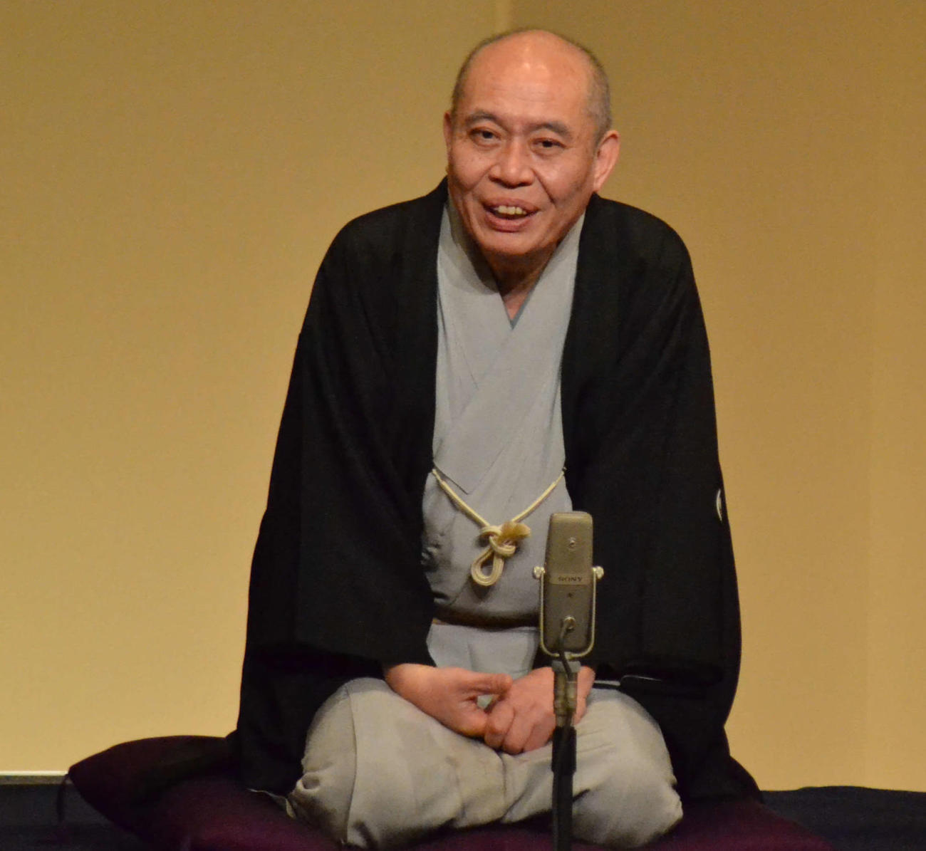 落語家の瀧川鯉昇（2015年3月撮影）