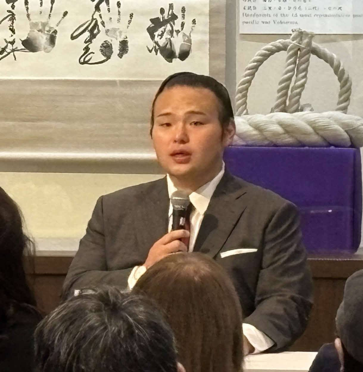 親方トークイベントに出演した湊川親方（元大関貴景勝）